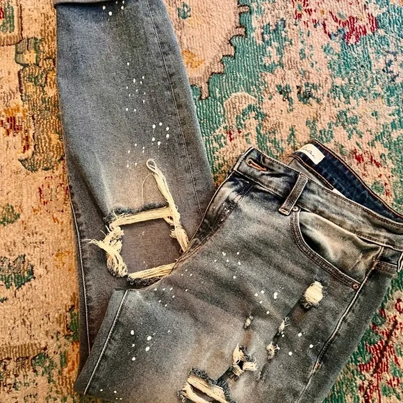 KanCan Distressed Women's Jeans Sz 9/28 - Picture 4 of 8